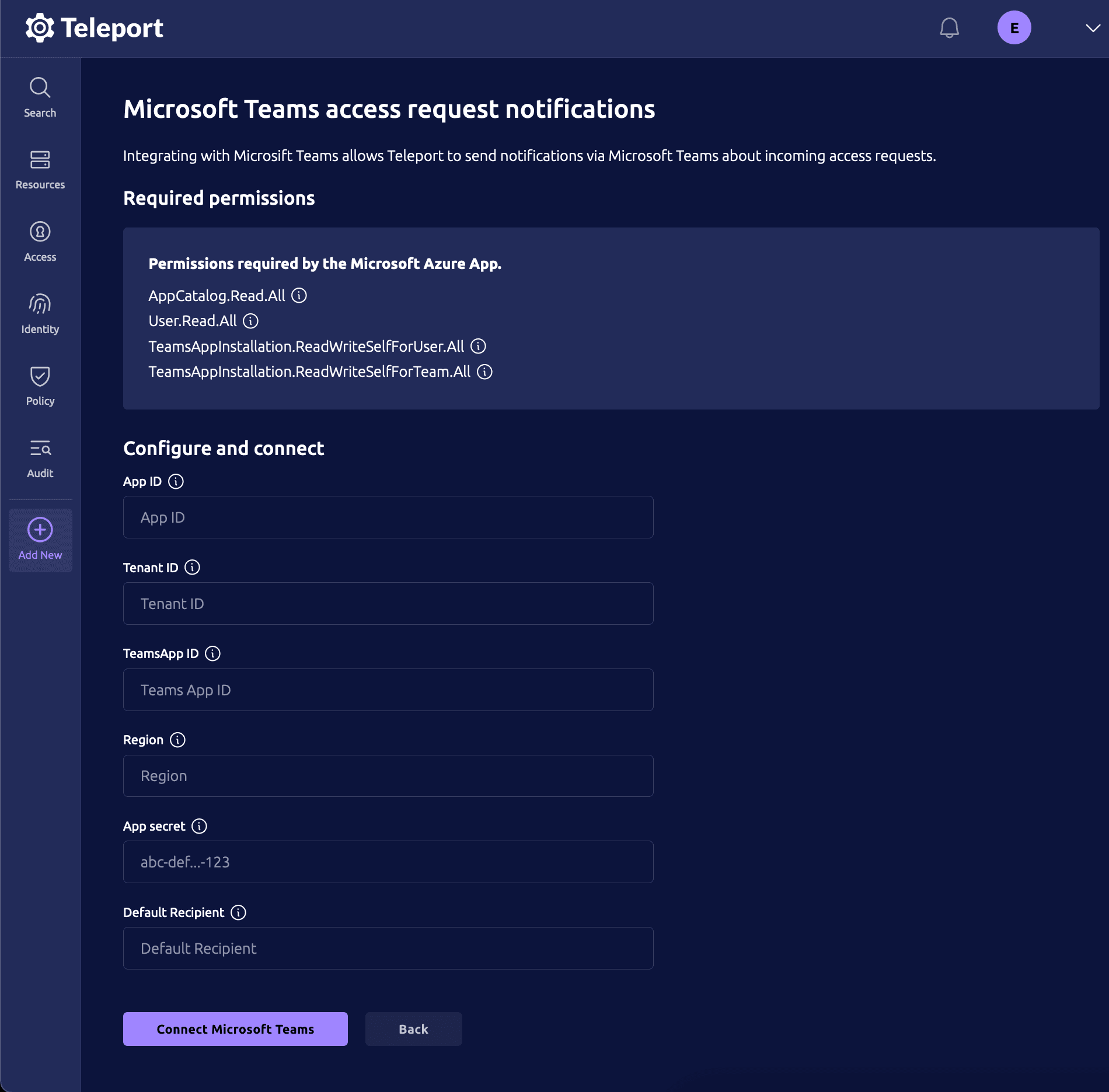 Create Microsoft Teams Bot